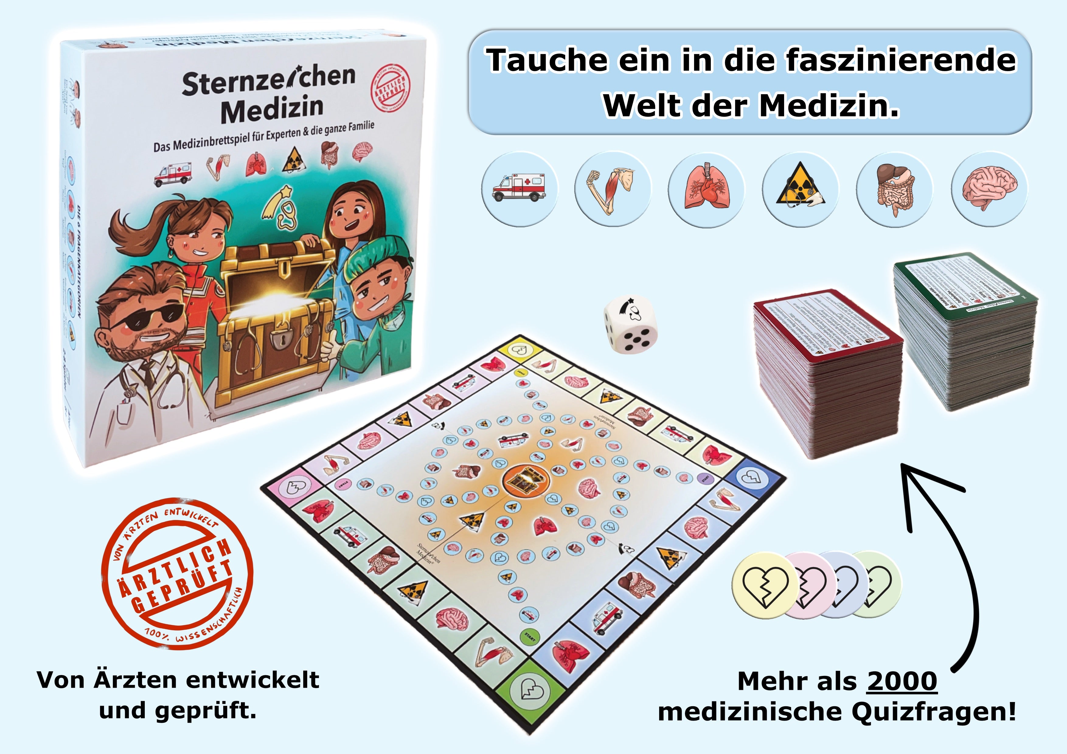 Sternzeichen Medizin – Das Medizinbrettspiel