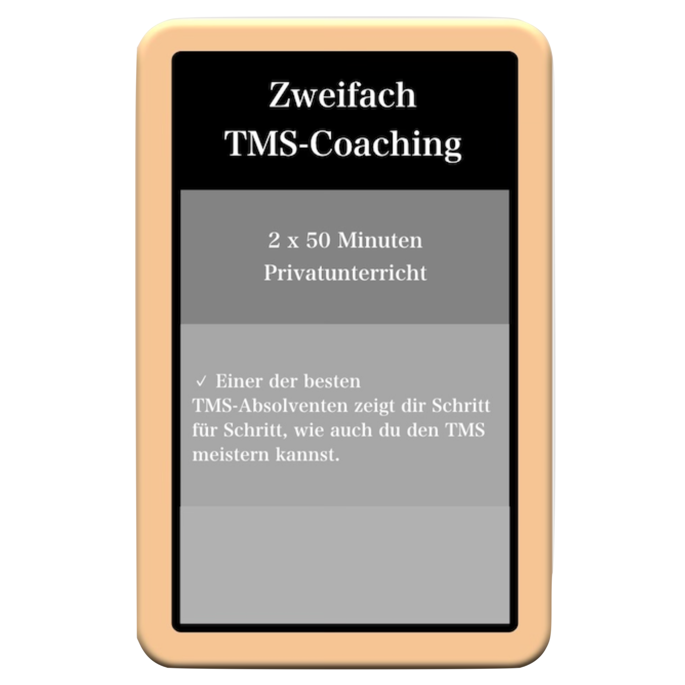 Zweifach TMS-Coaching